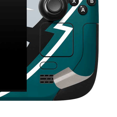 NFL Philadelphia Eagles Large Logo Steam Deck Handheld Gaming Computer Skin